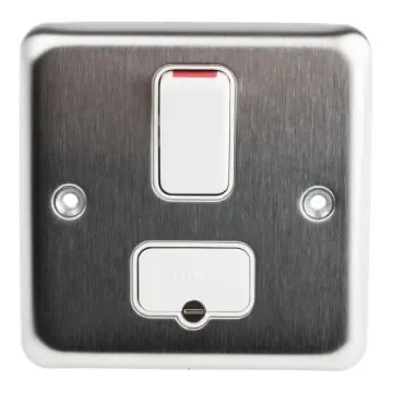 MK Electric 13A 2 Gang Switched Fused Spur - K941BSS product image