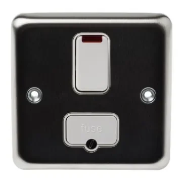 MK Electric 13A 2 Gang Switched Fused Spur - K961BSS product image