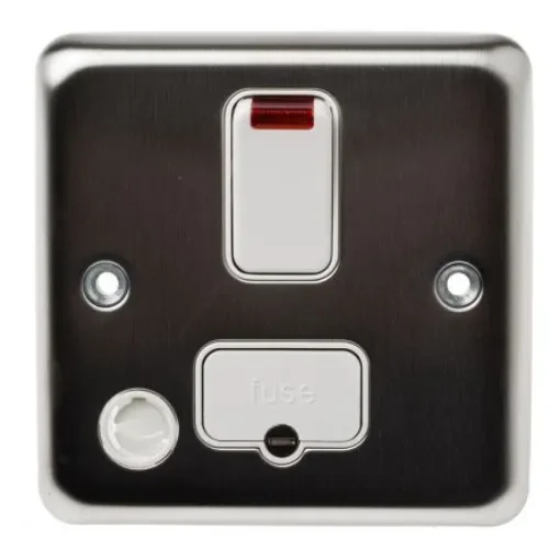 MK Electric 13A 2 Gang Switched Fused Spur - K971BSS product image