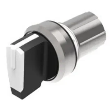 EAO Series 45 Series 2 Position Selector Switch Head, 22.3mm Cutout, White Handle - 45-2828.2C90.001 product image