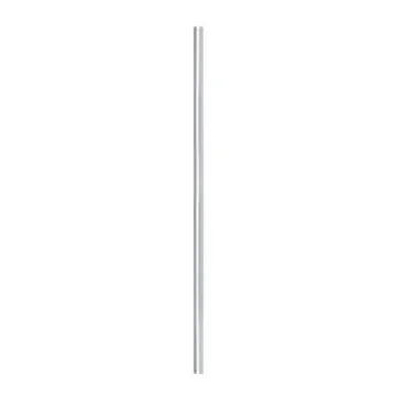 Patlite Silver Non-threaded Pole for use with LR, SL, SK, SF, NE-A, NE-IL Series - POLE22-0800AN product image