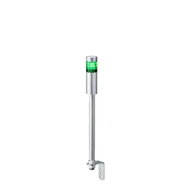 Patlite LR4 Series Coloured Signal Tower, 1 Lights, 24 V dc, Pole Mount - LR4-102LJNU-G product image