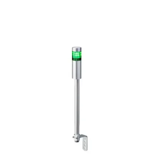 Patlite LR4 Series Coloured Signal Tower, 1 Lights, 24 V dc, Pole Mount - LR4-102LJNU-G product image