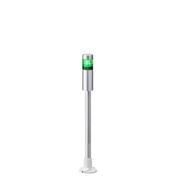 Patlite LR4 Series Coloured Signal Tower, 1 Lights, 24 V dc, Pole Mount - LR4-102PJNU-G product image