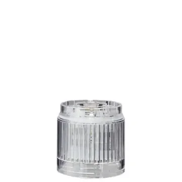Patlite LR5 Series Clear Light Module, 24 V dc, LED Bulb, IP65, NEMA TYPE 4X, 13 - LR5-E-GZ product image