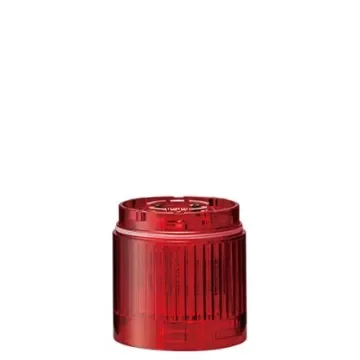 Patlite LR5 Series Red Light Module, 24 V dc, LED Bulb, IP65, NEMA TYPE 4X, 13 - LR5-E-R product image