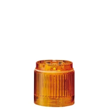 Patlite LR5 Series Amber Light Module, 24 V dc, LED Bulb, IP65, NEMA TYPE 4X, 13 - LR5-E-Y product image