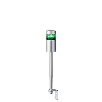Patlite LR6 Series Coloured Signal Tower, 1 Lights, 24 V dc, Pole Mount - LR6-102LJNU-G product image