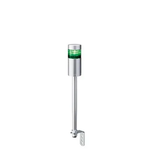 Patlite LR6 Series Coloured Signal Tower, 1 Lights, 24 V dc, Pole Mount - LR6-102LJNU-G product image
