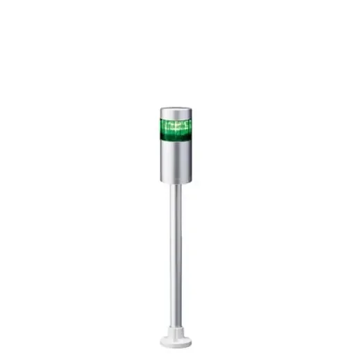 Patlite LR6 Series Coloured Signal Tower, 1 Lights, 24 V dc, Pole Mount - LR6-102PJNU-G product image