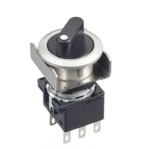 Idec Black Round Push Button Switch - LB6MS-21T6 product image