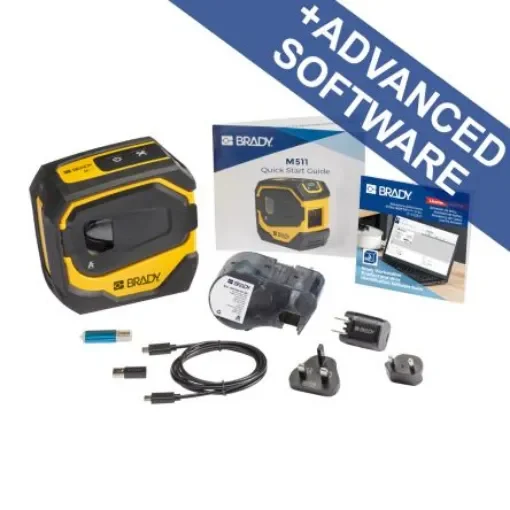 Brady M511 Handheld Label Printer, 38.10mm Max Label Width, Euro Plug, UK Plug, US Plug - 321672 product image