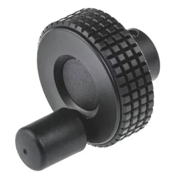 Elesa Black Technopolymer Hand Wheel, 40mm diameter - 34398-C9 product image