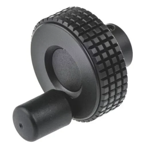 Elesa Black Technopolymer Hand Wheel, 40mm diameter - 34398-C9 product image