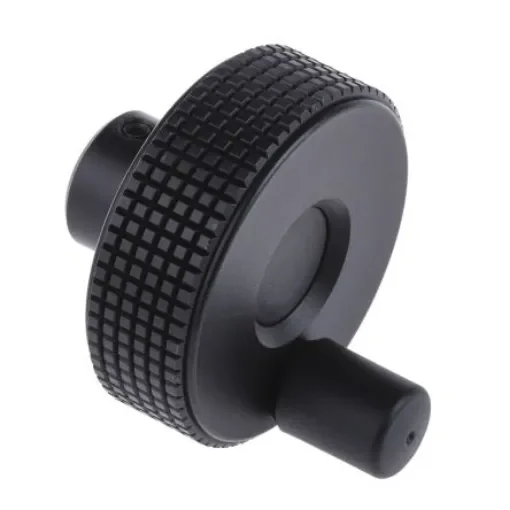 Elesa Black Technopolymer Hand Wheel, 60mm diameter - 34598-C9 product image