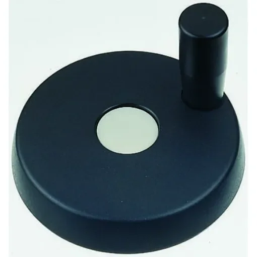 Elesa Black Technopolymer Hand Wheel, 102mm diameter - 72671 product image