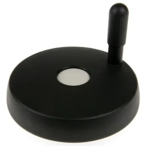 Elesa Black Technopolymer Hand Wheel, 125mm diameter - 72701 product image