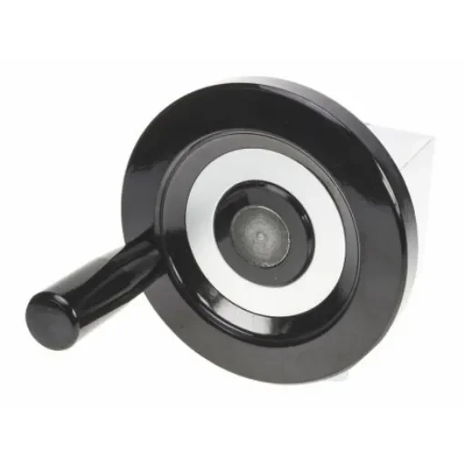 Elesa Black Duroplast Hand Wheel, 125mm diameter - 73720 product image