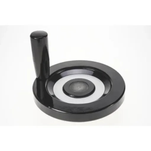 Elesa Black Duroplast Hand Wheel, 150mm diameter - 73730 product image