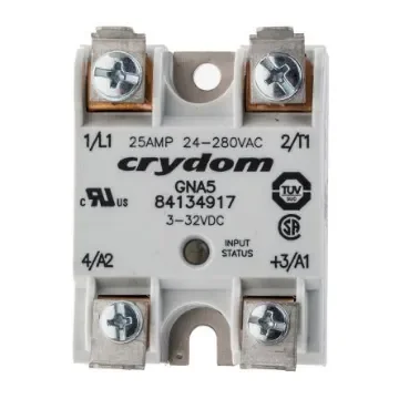 Sensata Crydom GNA5 Series Solid State Relay, 25 A rms Load, Panel Mount, 280 V ac Load, 32 V dc Control - 84134917 product image