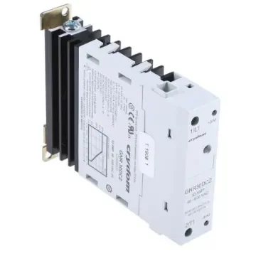 Sensata Crydom GNR 22.5 Series Solid State Relay, 30 A rms Load, DIN Rail Mount, 600 V ac Load, 32 V dc Control - GNR30DCZ product image