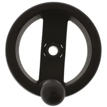 Elesa Black Technopolymer Hand Wheel, 99mm diameter - 78521 product image