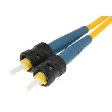 Amphenol Socapex ST to ST Simplex Single Mode Fibre Optic Cable, 9/125µm, 5m - ST1 1D5D 05,0 ST1 1D0 product image