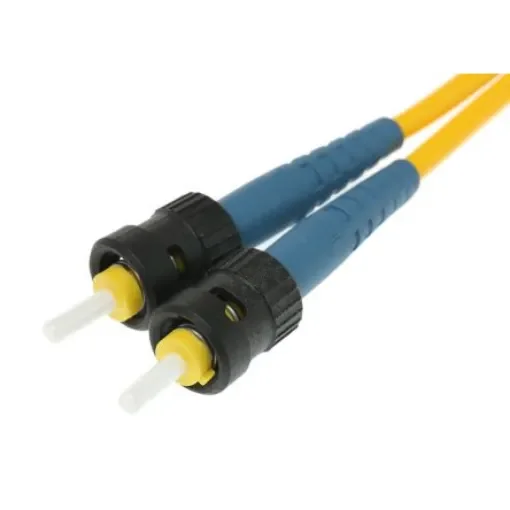 Amphenol Socapex ST to ST Simplex Single Mode Fibre Optic Cable, 9/125µm, 5m - ST1 1D5D 05,0 ST1 1D0 product image