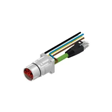 CONEC Connector, 9 Contacts, Panel Mount, B23 Connector, Socket, Male and Female Contacts, IP65, IP67, 58-22 Series - 58-22007 product image