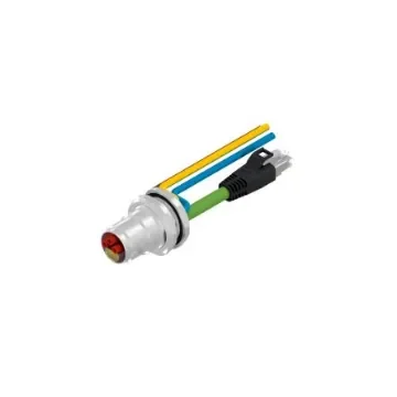 CONEC Connector, 7 Contacts, Panel Mount, B17 Connector, Socket, Male and Female Contacts, IP65, IP67, 57-22 Series - 57-22002 product image