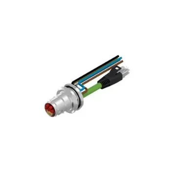 CONEC Connector, 9 Contacts, Panel Mount, B17 Connector, Socket, Male and Female Contacts, IP67, 57-22 Series - 57-22006 product image