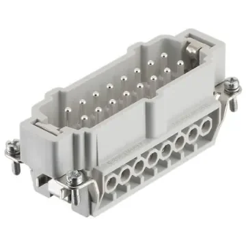 RS PRO Heavy Duty Power Connector Insert, 16A, Male, 16 Contacts - 1715734 product image