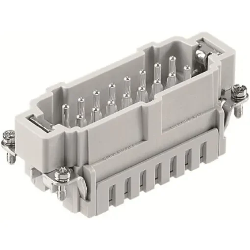 RS PRO Heavy Duty Power Connector Insert, 16A, Male, 16 Contacts - 1715736 product image