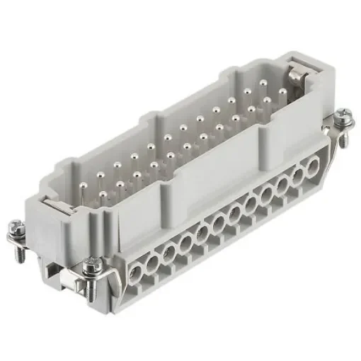 RS PRO Heavy Duty Power Connector Insert, 16A, Male, 24 Contacts - 1715738 product image