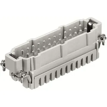 RS PRO Heavy Duty Power Connector Insert, 16A, Male, 24 Contacts - 1715740 product image