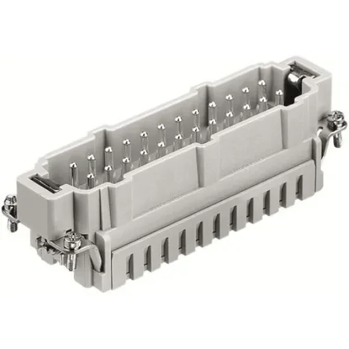 RS PRO Heavy Duty Power Connector Insert, 16A, Male, 24 Contacts - 1715740 product image