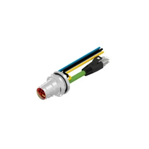 CONEC Connector, 9 Contacts, Panel Mount, B17 Connector, Socket, Male and Female Contacts, IP65, IP67, 57-22 Series - 57-22010 product image