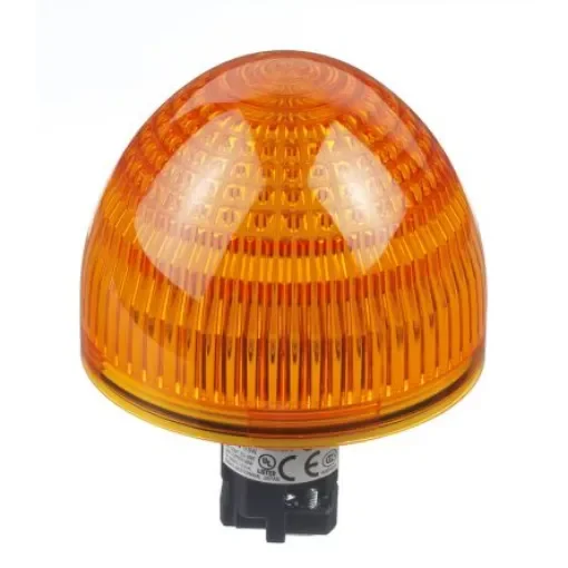 Idec Orange Panel Mount Indicator, 22.3mm Mounting Hole Size, IP65 - HW1P-5Q4A product image
