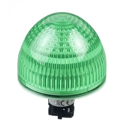Idec Green Panel Mount Indicator, 22.3mm Mounting Hole Size, IP65 - HW1P-5Q4G product image
