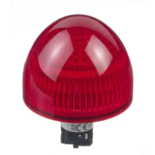 Idec Red Panel Mount Indicator, 22.3mm Mounting Hole Size, IP65 - HW1P-5Q4R product image