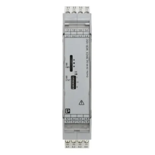 Phoenix Contact MACX MCR Series Signal Conditioner, Voltage Input, Current, Voltage Output, 24V dc Supply - 2906242 product image