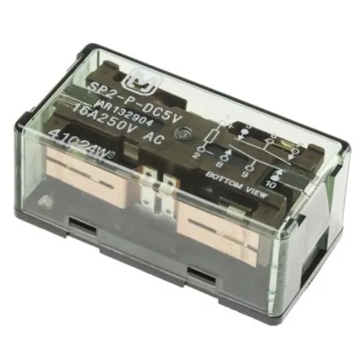 Panasonic DPDT Non-Latching Relay PCB Mount, 5V dc Coil, 15 A - SP2-P-DC5V product image