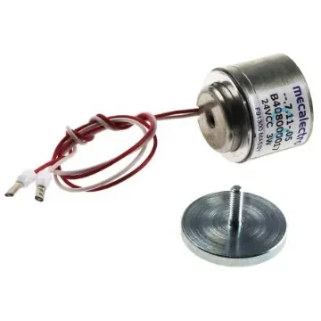 Mecalectro Holding Magnet, 35N Holding Force 24V dc - 71105 24V product image