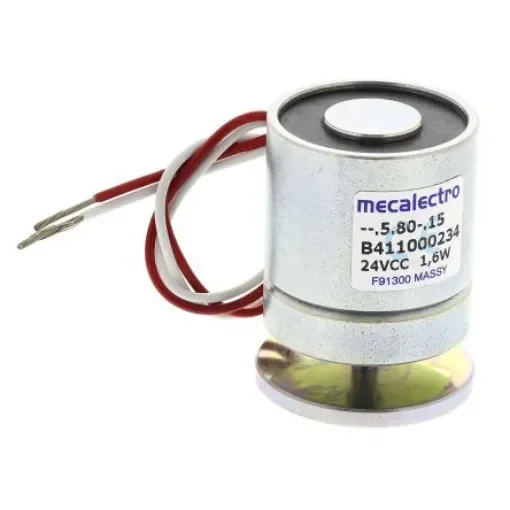 Mecalectro Holding Magnet, 120N Holding Force 24V dc - 58015 24V product image