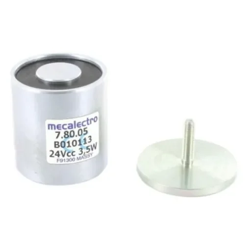 Mecalectro Holding Magnet, 120N Holding Force 24V dc - 7.80.05 product image
