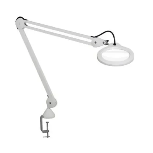 Luxo LFM LED Magnifying Lamp with Table Clamp Mount, 3dioptre, 127mm Lens Dia., 127mm Lens - LFG028260 product image