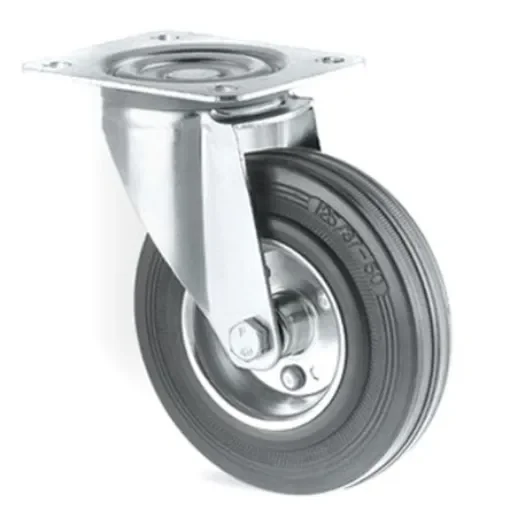Tente Swivel Castor Wheel, 205kg Capacity, 200mm Wheel - 3370DVR200P63 product image