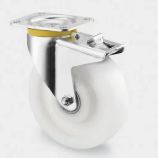 Tente Braked Swivel Castor Wheel, 800kg Capacity, 160mm Wheel - 4687TOP160P63 product image