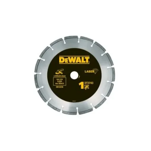 DeWALT DT37 Diamond Cutting Disc, 230mm, 1 in pack - DT3743-XJ product image