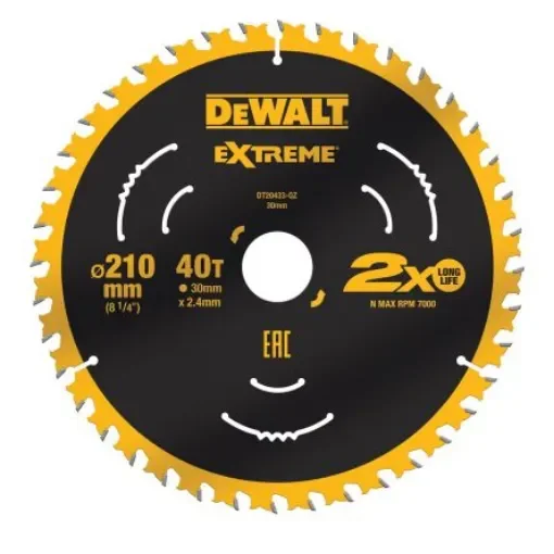 DeWALT Multiple Materials Circular Saw Blade, Pack of 1 - DT20433-QZ product image